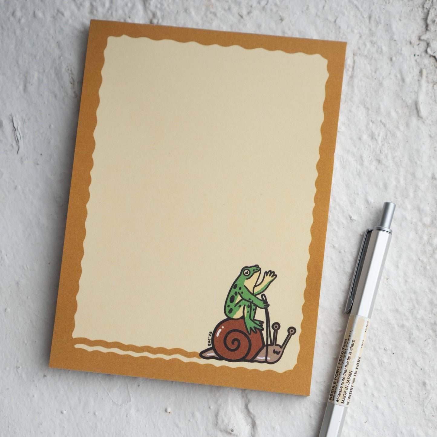Stay Home Club • Snail Ride Notepad