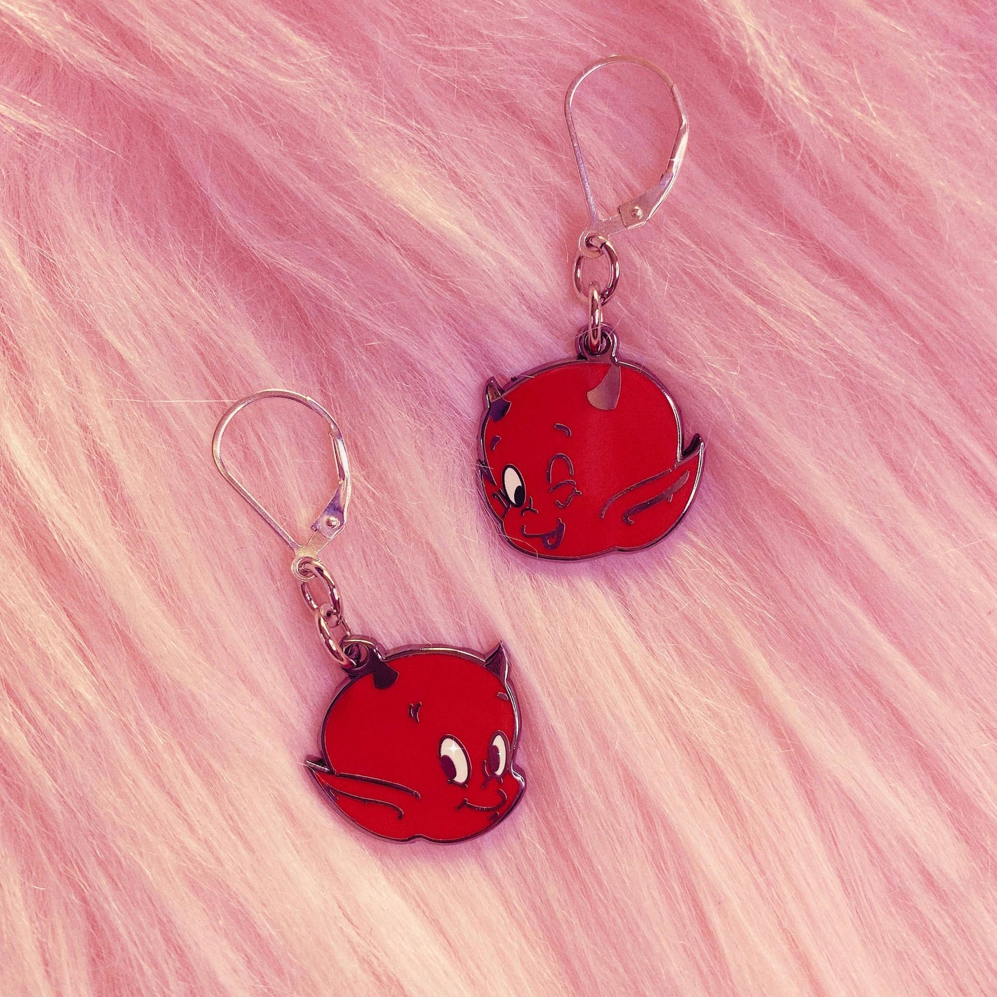 Foolish Fetish • Lil Devil Hot Stuff Enamel Earrings