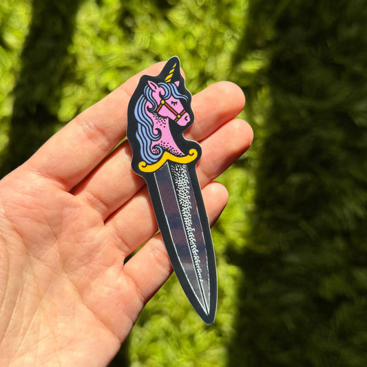 Ren-O-Graphics • UNICORN DAGGER STICKER