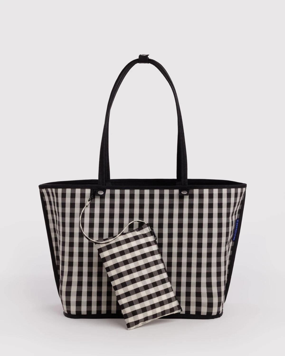 BAGGU • “Black Mix” Large Nylon Reversible Tote
