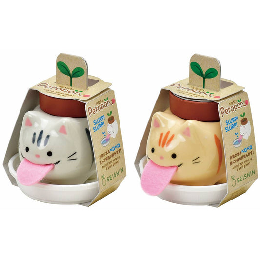 Tabby Cat Peropon • Basil Or Mint Cultivation Kit