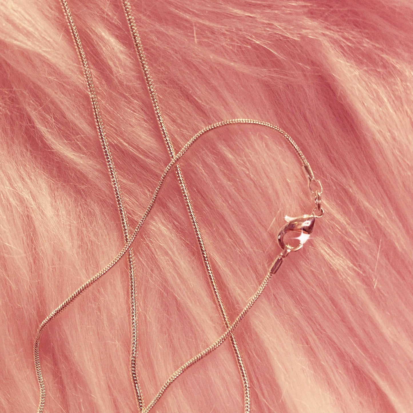 Foolish Fetish • Lil Devil Hot Stuff Enamel Charm Snake Chain Necklace