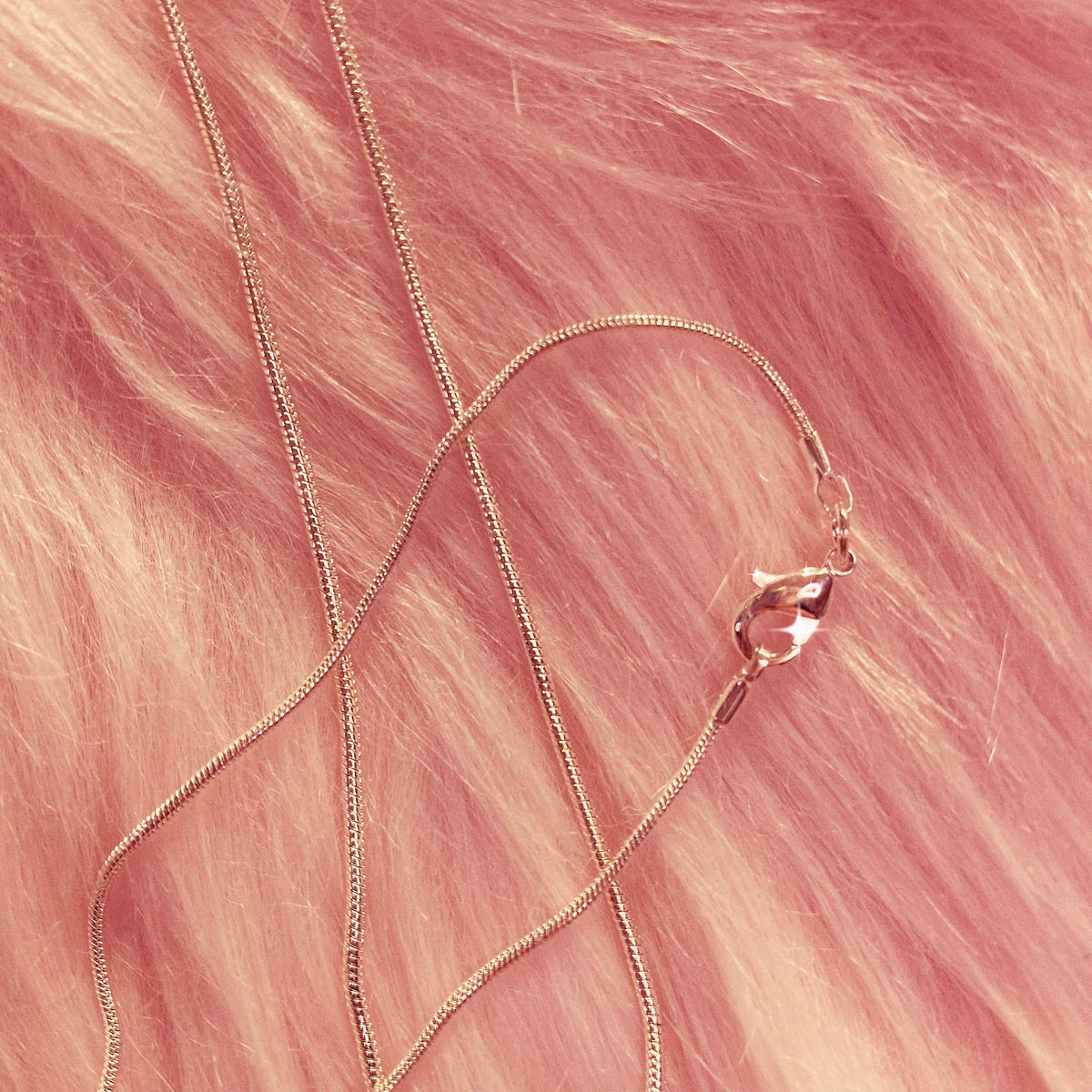 Foolish Fetish • Lil Devil Hot Stuff Enamel Charm Snake Chain Necklace