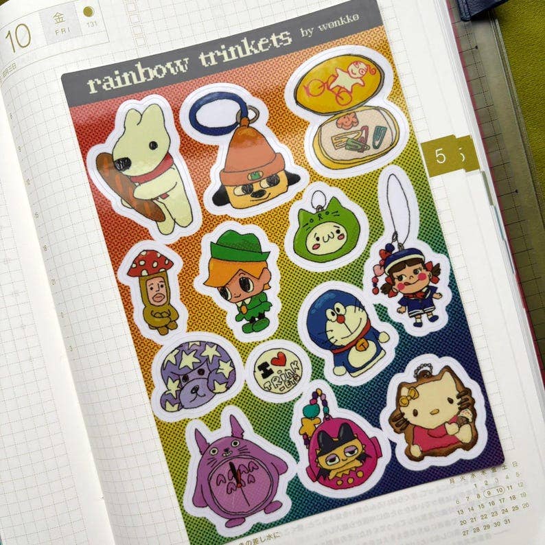 W0nkk0 • Trinkets Clear Icon Sticker Sheets