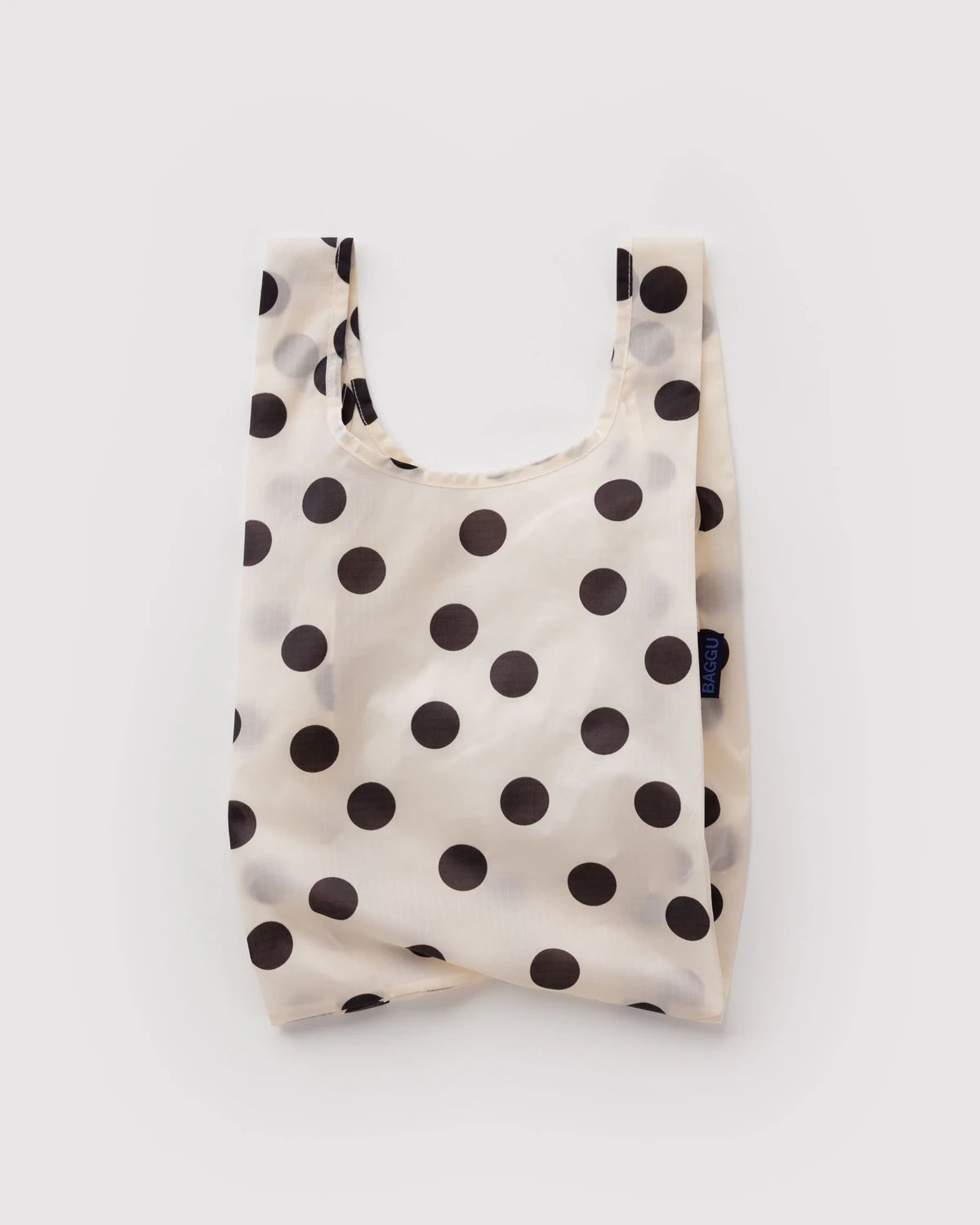BAGGU • “Cream and Black Polka Dot” Baby Baggu