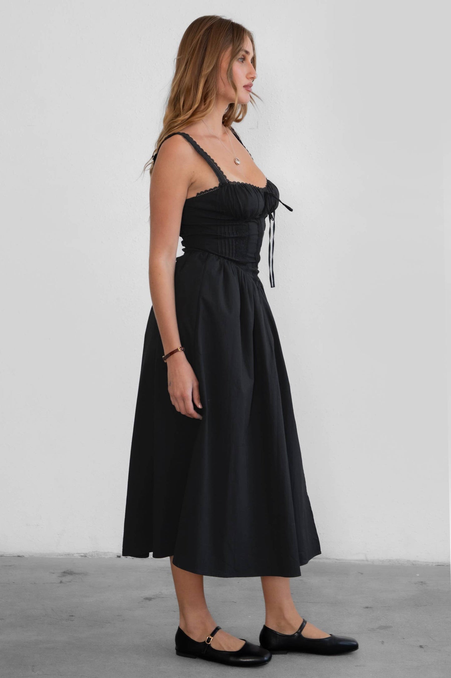 TICTOC • Drop Waist Maxi Dress “LORETTA”