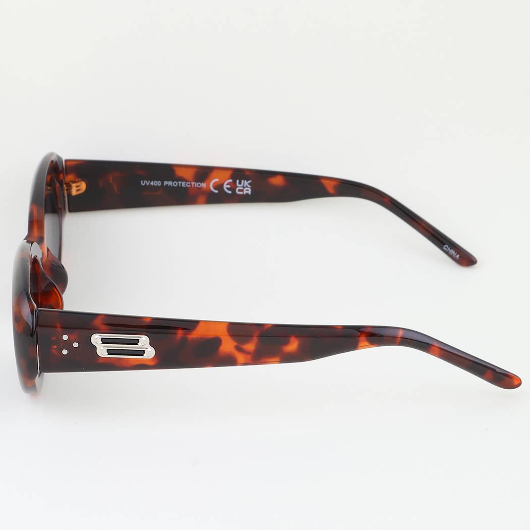 Modern Chic Round Sunglasses