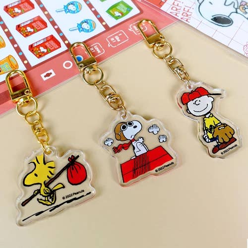 Peanuts • Snoopy & Mystery Acrylic Key Chain Charm