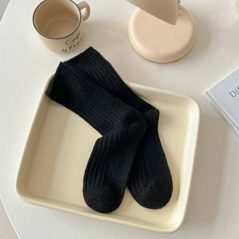SALE • Rufia - 5-Pair Set of Solid Color Wool-Blend Socks