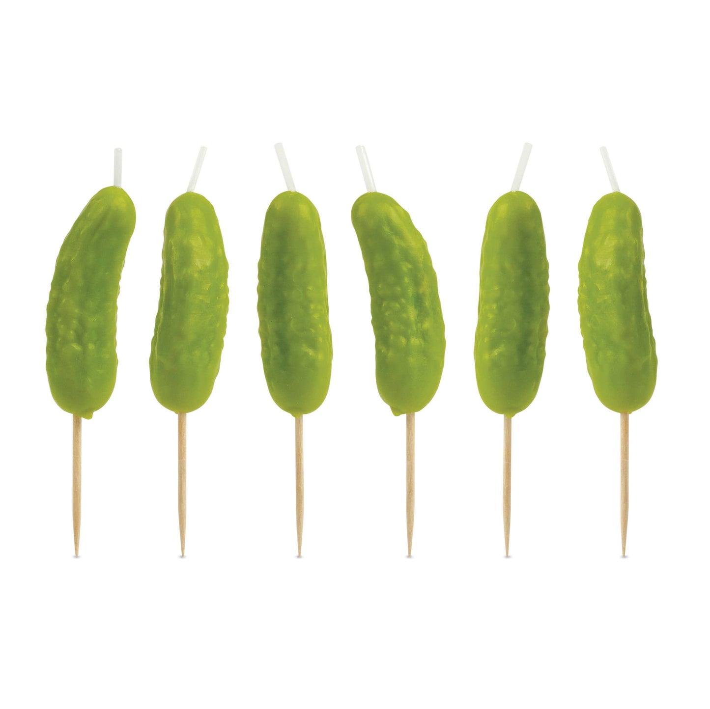 PICKLE PARTY Cake Candles, Set of 6