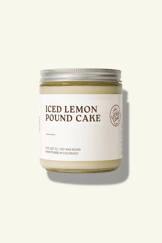 Little Loaf Candle Co.  • Iced Lemon Pound Cake Scented Candle