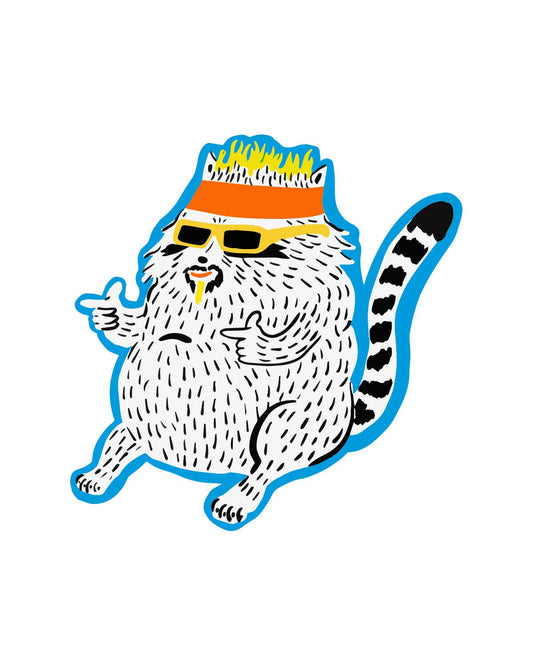 Kristina Micotti • Flavortown Raccoon Vinyl Sticker