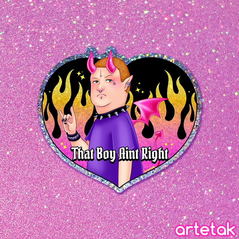 Artetak • Bobby "That Boy Ain't Right" Vinyl Sticker