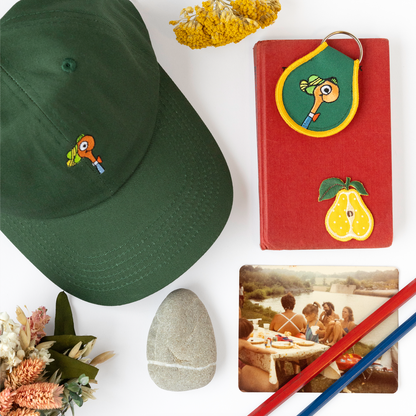 3P4 x Richard Scarry® • Lowly Worm Dad Hat (Forest)