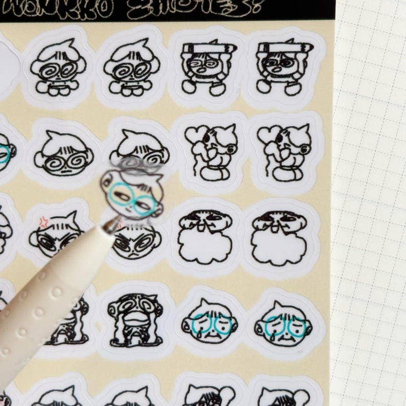W0nkk0 • Emoji Icon Sticker Sheet