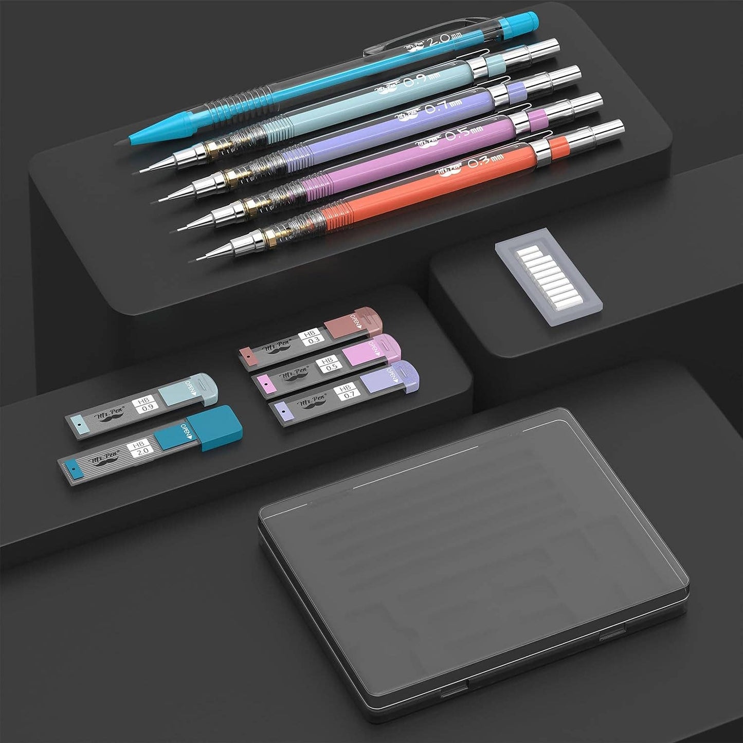 Mr. Pen Pastel Mechanical Pencil Set