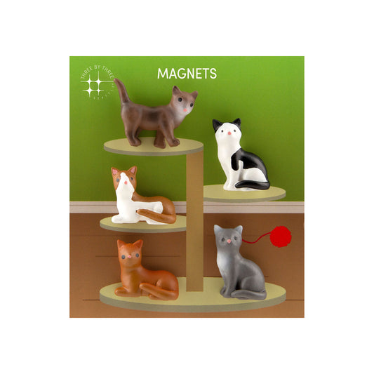 Three by Three Seattle • Cat Magnets