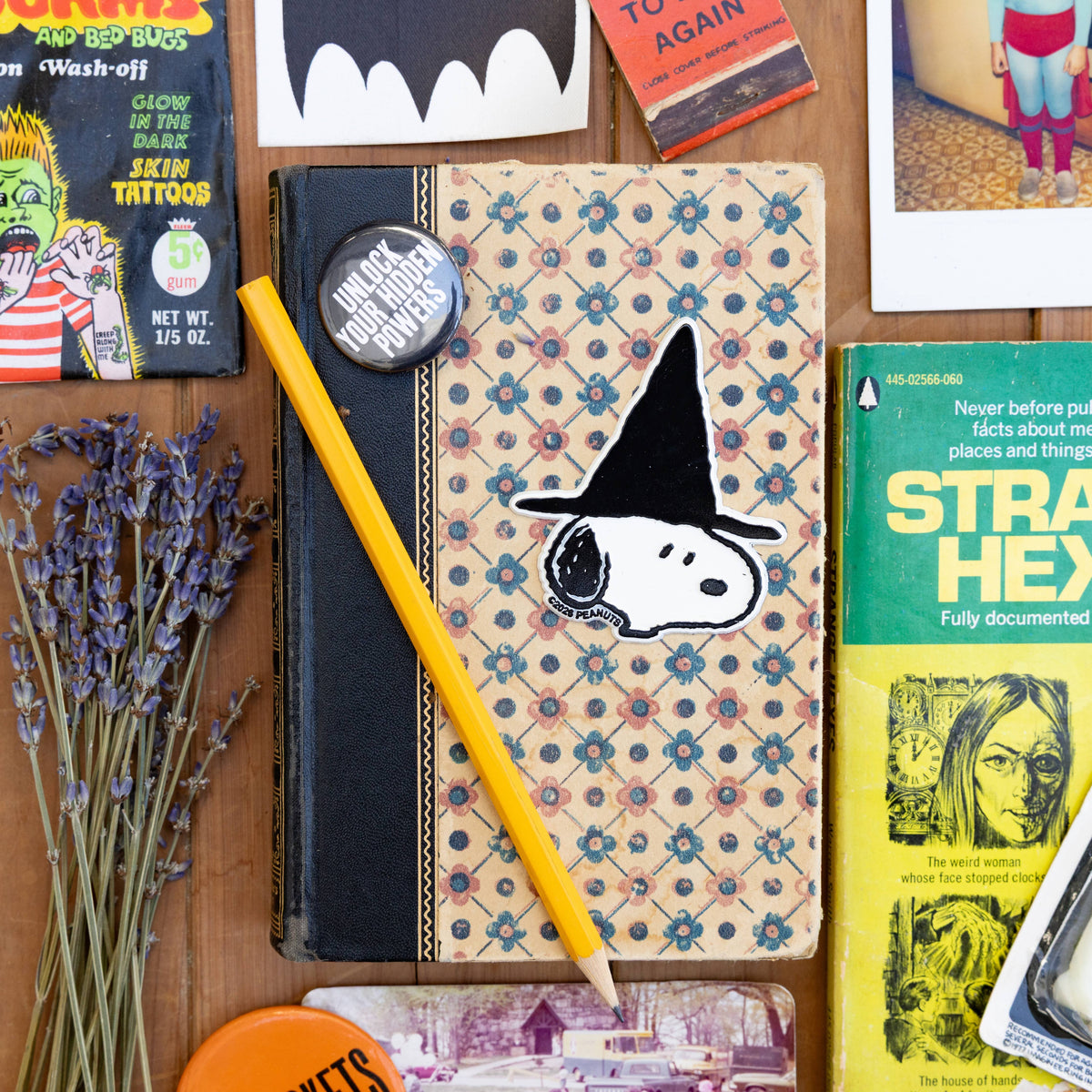 Snoopy • Halloween Witch Fridge Magnet