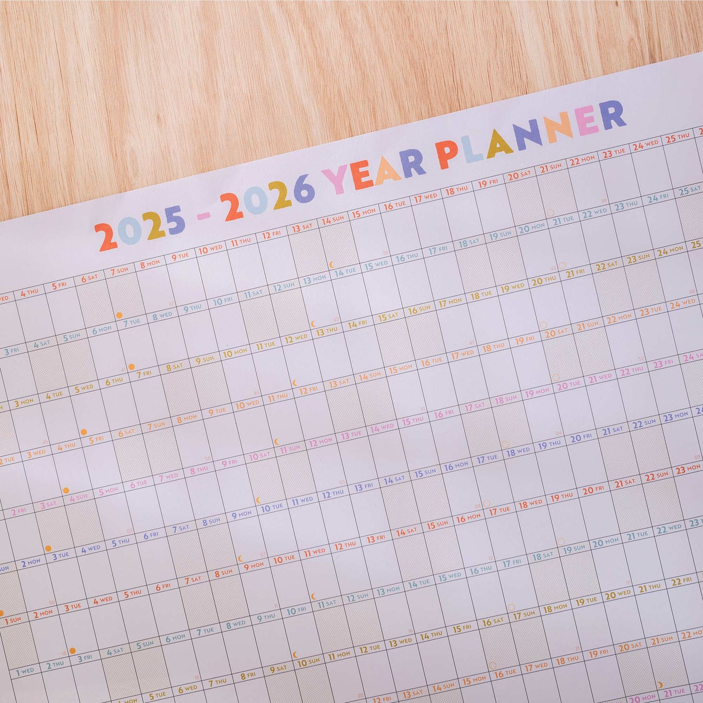 Good Tuesday • 2025-2026 Academic Year Wall Planner