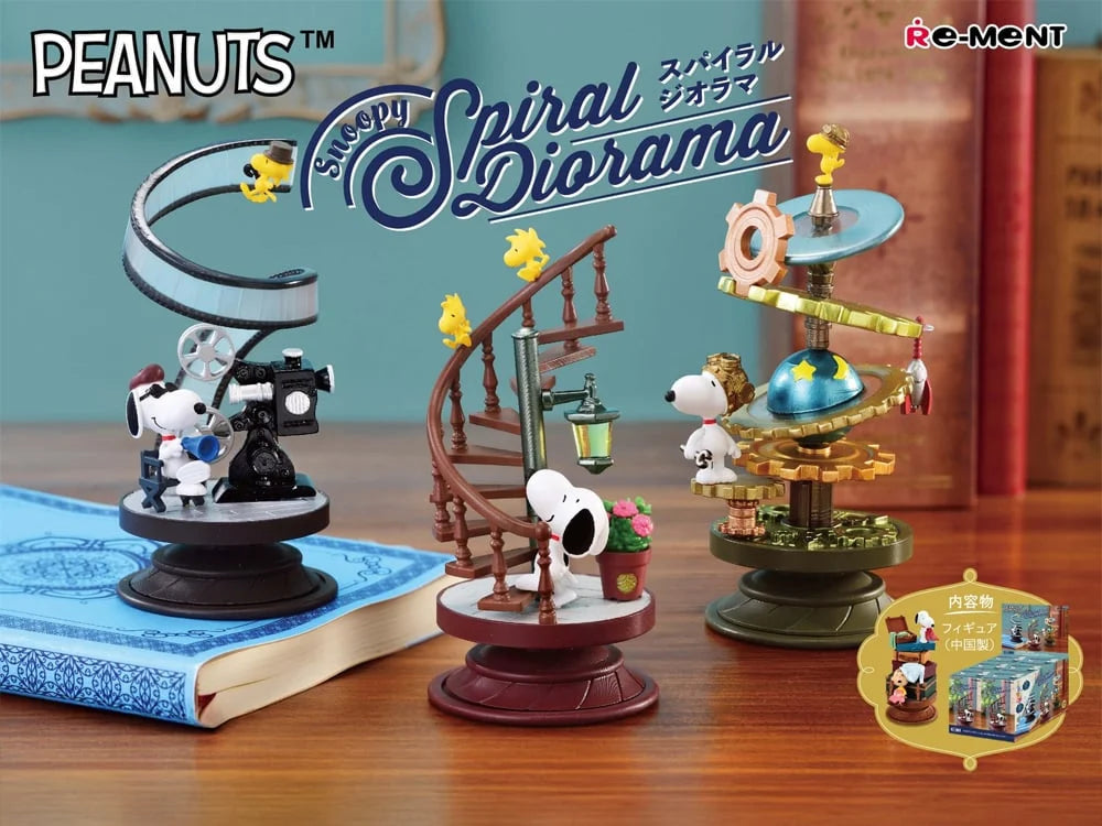 Re•ment • Snoopy Spiral Diorama Blind Box