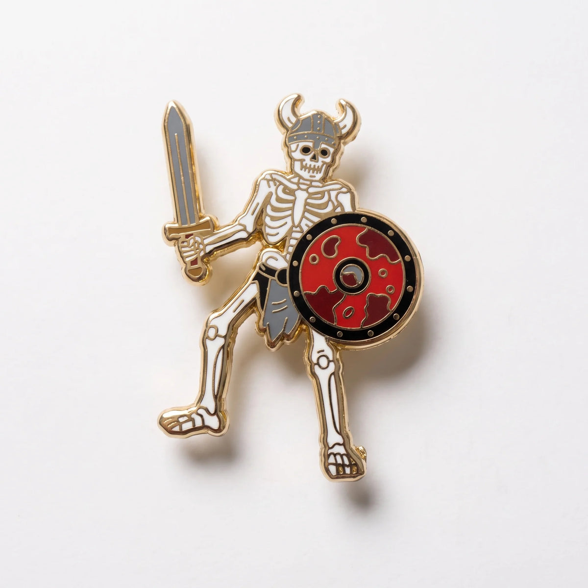 Strike Gently • Berserker Skeleton Viking Pin