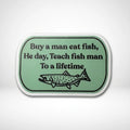 Strike Gently • Fish Vinyl Sticker